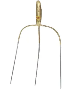 SHW - ES54496 - Heugabel Mit Stiel, 3 Zinken 370x320mm