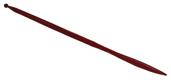 SHW - FT31 - Laderzinke, Gerade, Vierkantprofil 36x1250 mm, Flachzinke Mit M20x1,5 mm Mutter, Rot