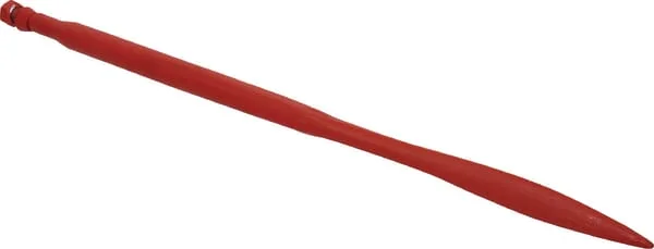 SHW - FT3 - Laderzinke, Gerade, Vierkantprofil 36x900 mm, Flachzinke Mit M22x1,5 mm Mutter, Rot
