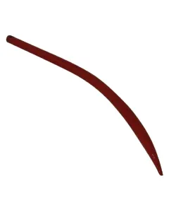 SHW - FT46 - Ladeschaufelzinke, Gebogen, Rundprofil 28x800mm, Spitzzinke Mit Diameter 12,5 Splint, Rot