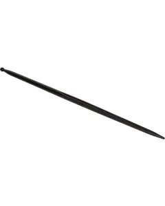 SHW - FT4S - Ladeschaufelgelenk, Gerade, Doppel-T-Profil 36x1400mm, Spitzzinke Mit M22x1,5mm Mutter, Schwarz