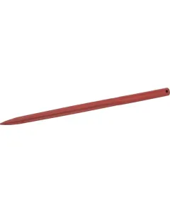 SHW - FT5011 - Ladeschaufelgelenk, Gerade, Doppel-T-Profil 35x760mm, Spitzzinke Mit Diameter 10,5 Splint, Rot