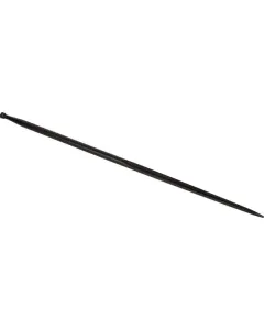 SHW - FT58 - Ladergabel, Gerade, Quadratprofil 44x980mm, Mit Spitze Und M30x2mm Mutter, Rot