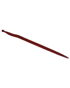 SHW - KT16 - Silagegabel, Abgewinkelt: 38mm Sternprofil 36x1000mm, Spitze Mit M22x1.5mm Mutter, Rot