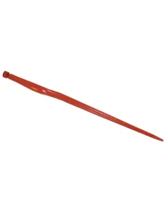 SHW - KT8E - Ladegabelzinke, Gekroepft: 38 mm Sternprofil 36x800 mm, Spitze Mit M20x1,5 mm Mutter, Rot