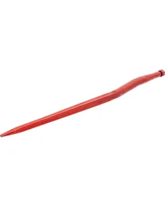 SHW - KT9 - Silage-Zinke, Gekroepft: 38 mm Sternprofil 36x930 mm, Spitze Mit M20x1,5 mm Mutter, Rot