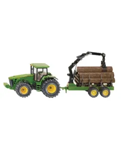 Siku - S01954 - John Deere + Holztransporteur