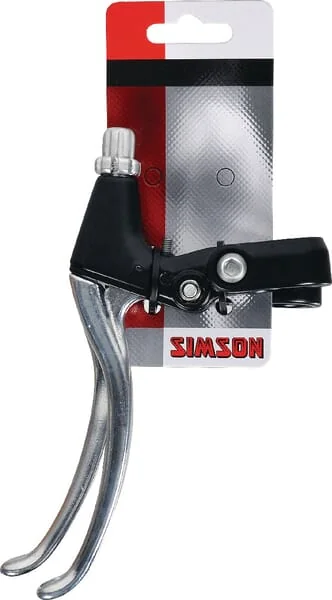 Simson - 020235SIM - Bremshebel-Set, Schwarz, Alu.