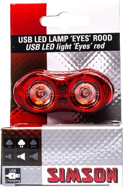 Simson - 022002SIM - Rueckleuchte Eyes USB LED