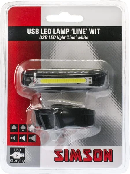 Simson - 022007SIM - Frontleuchte Line USB LED