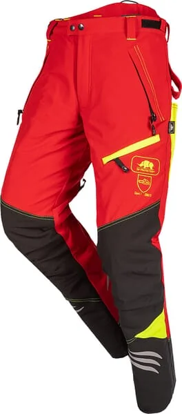 SIP - 1SPO907RM - Kettensägenhose M Rot/Gelb Ninja