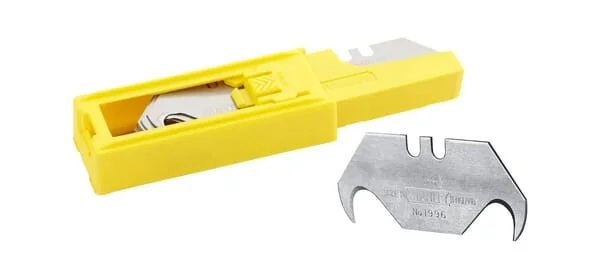 Stanley - 211983STA - Ziehmesser Hakenklinge, 50mm 1996 (10 Stueck) (Ohne Loecher) Stanley