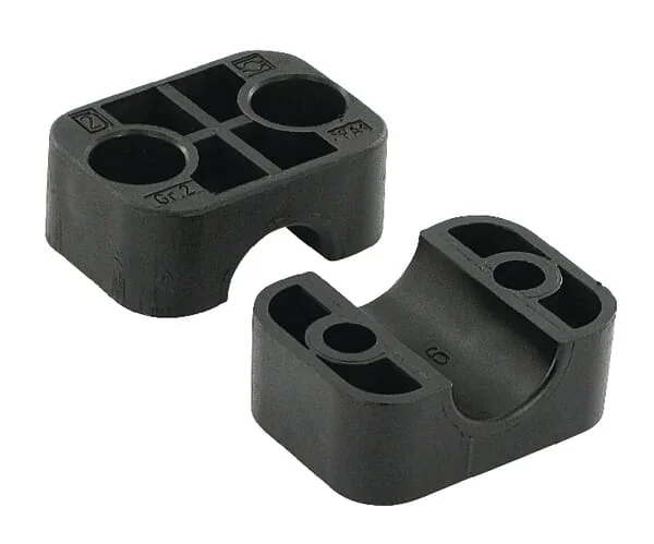 STAUFF - RS911216PAG - Klemme Schwarz Glatt A2 16mm