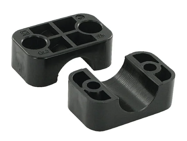 STAUFF - RS911323PAG - Klemme Schwarz Glatt A3 23mm