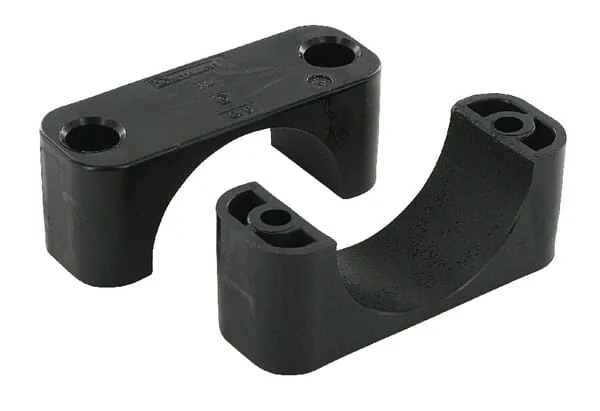 STAUFF - RS911655PAG - Klemme Schwarz Glatt A6 55mm