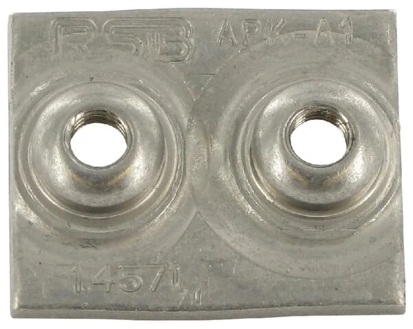 STAUFF - RS9311RVS - Aufschweißplatte Einfach Edelstahl Gr-1