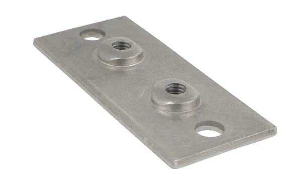 STAUFF - RS9414 - Zweilochplatte Stahl Gr.4
