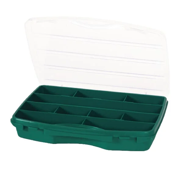 Tayg - 021008TAY - Sortimentskasten 192x256x42mm, Gruen Polypropylen, 10 Faecher, 21-10 Von Tayg