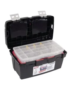 Tayg - 166006TAY - Werkzeugkasten 295x500x270mm, Schwarz/Rot Polypropylen, 5 Faecher, 500-E Von Tayg