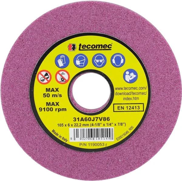 Tecomec - FGP015450 - Schleifscheibe 105 x 6,0 x 22,2 mm