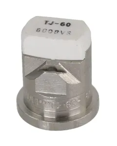 TeeJet - TJ608008 - Doppelflachstrahlduese TJ 80° 08 Weiss Edelstahl TeeJet