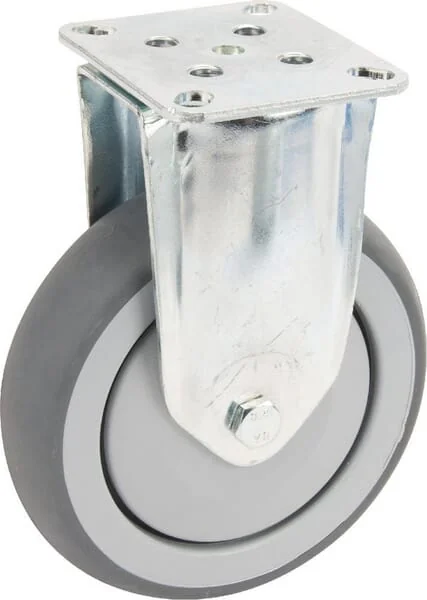 Tente - 2478PJP100P50 - Festrolle Gummi: Diameter 100x32mm, Flanschplatte: 77x67mm Belastung: 100kg