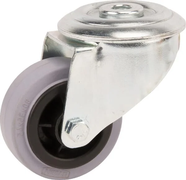 Tente - 3470PIR080P3013 - Lenkrollen mit grauem Gummireifen