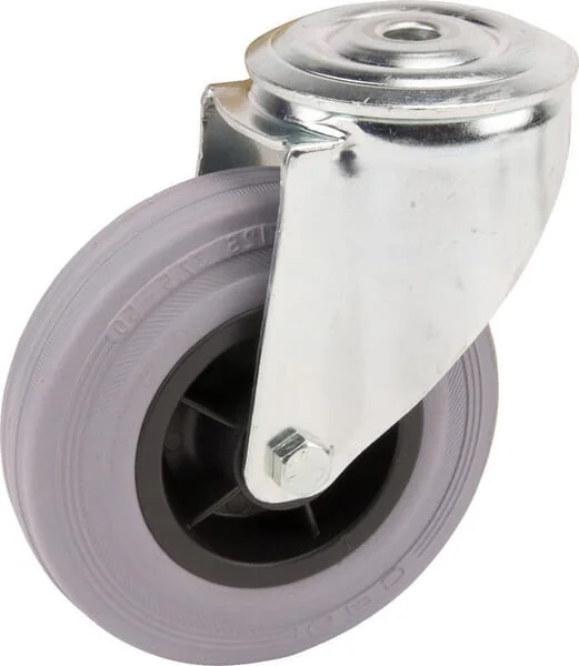 Tente - 3470PIR125P3013 - Lenkrollen mit grauem Gummireifen