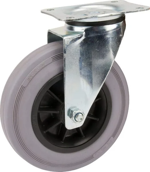 Tente - 3470PIR200P63 - Lenkrollen mit grauem Gummireifen