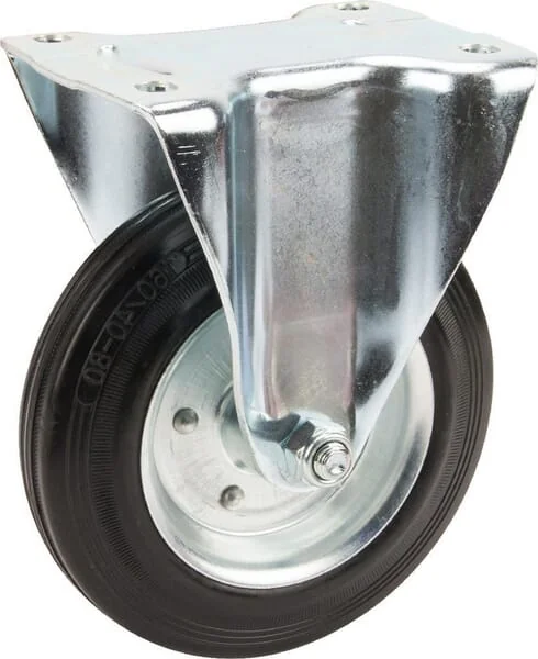 Tente - 3478DVR160P63 - Festrollen mit schwarzem Gummireifen