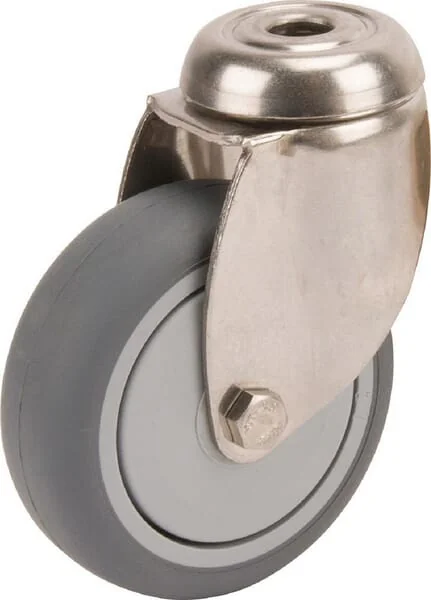 Tente - 7470PJC075P3011 - Lenkrolle Gummi Edelstahl