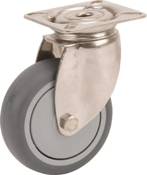 Tente - 7470PJC075P40 - Lenkrolle Gummi Edelstahl