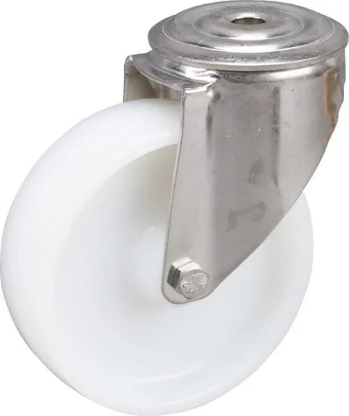Tente - 8470UOO125P3013 - Edelstahl-Lenkrollen mit Kunststofflaufflaeche