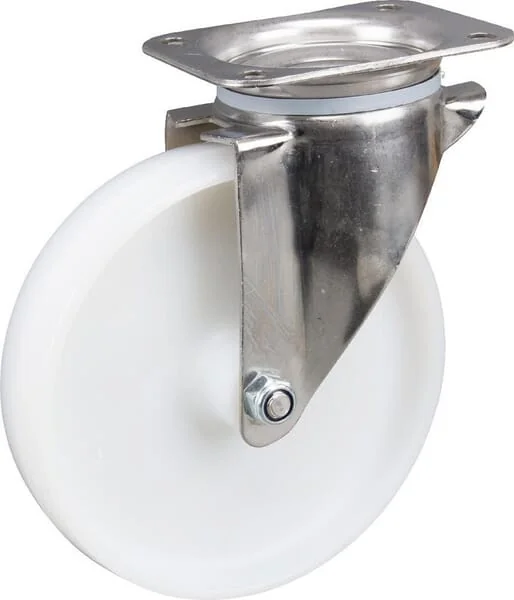 Tente - 8470UOO200P63 - Edelstahl-Lenkrollen mit Kunststofflaufflaeche