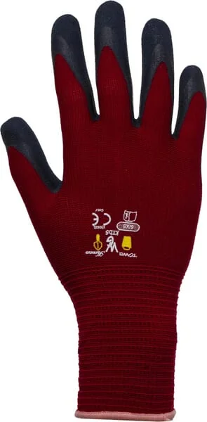 Towa - HS297331 - Handschuhe Rot Stoff Groesse 8-11 Jahre Kinder Von Towa