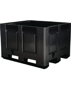 Transoplast - WE4401300930 - Palettenbox, Schwarz, 670l 1200x1000x790mm Transoplast