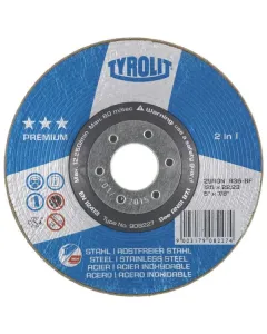 Tyrolit - BD115A36 - Schleifscheibe 115mm A36-BF