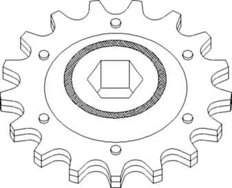 Vapormatic - AV100735 - Elevator-Kettenrad
