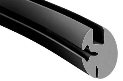 Vapormatic - VLD1237 - Schwarzes PVC-Verglasungsgummi (10m)