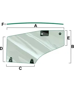 Vapormatic - VPM7421 - Linkes Tuerglas