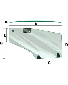 Vapormatic - VPM7422 - Rechtes Tuerglas