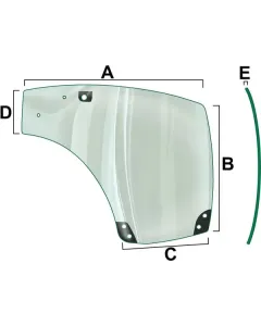 Vapormatic - VPM7423 - Linkes Tuerglas
