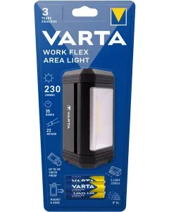 VARTA Consumer Batteries - VT17648 - Taschenlampe Work Flex Area Light