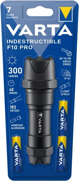 VARTA - VT18710 - Taschenlampe Unzerstoerbar F10 Pro