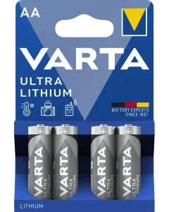 VARTA - VT6106301404 - Lithium-Batterien 1,5 V AA (4x)