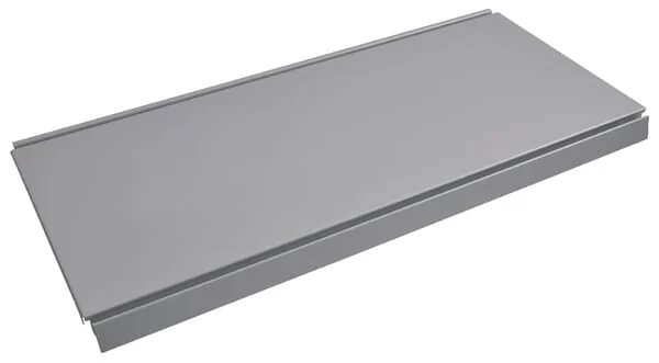 Vika - 57240637X - Weiß/Alu Regal 37x66,5 cm
