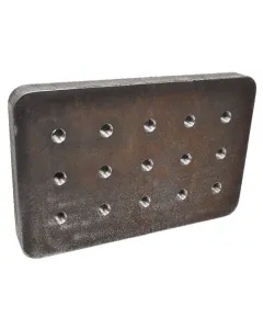 Walterscheid - 8004918 - Aufschweiß-Montageplatte 100x110mm 15x M16