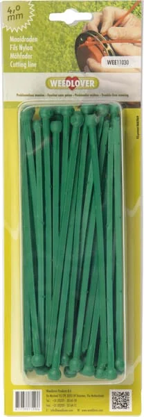 Weed Lover - WEE11030 - Schneidfaden Für Trimmer Diameter 4 mm Mit Quadratischem Profil, Grün, Weed Lover