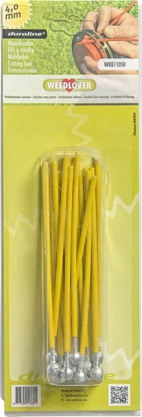 Weed Lover - WEE11050 - Reißfester Trimmerfaden Diameter 4 mm Gelb Weed Lover