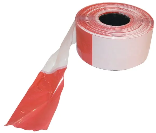 Wemas - WB99362 - Absperrband Rot/Weiss 80mm 500m
